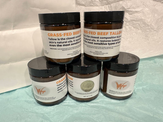 Grass-Fed Tallow Balm 4oz Jar
